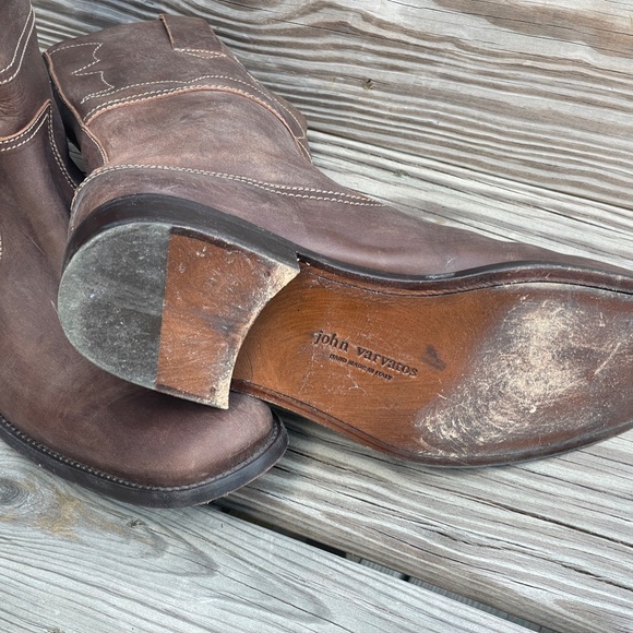 John Varvatos Hand Made Cowboy Boots (size marked 11 but fit more like 10) main image 5